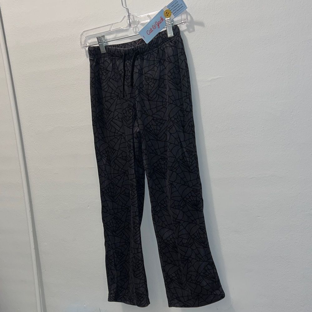 Cat & Jack Black Geometric Joggers M/8